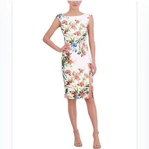 ELIZA J Floral Print Sleeveless Dress